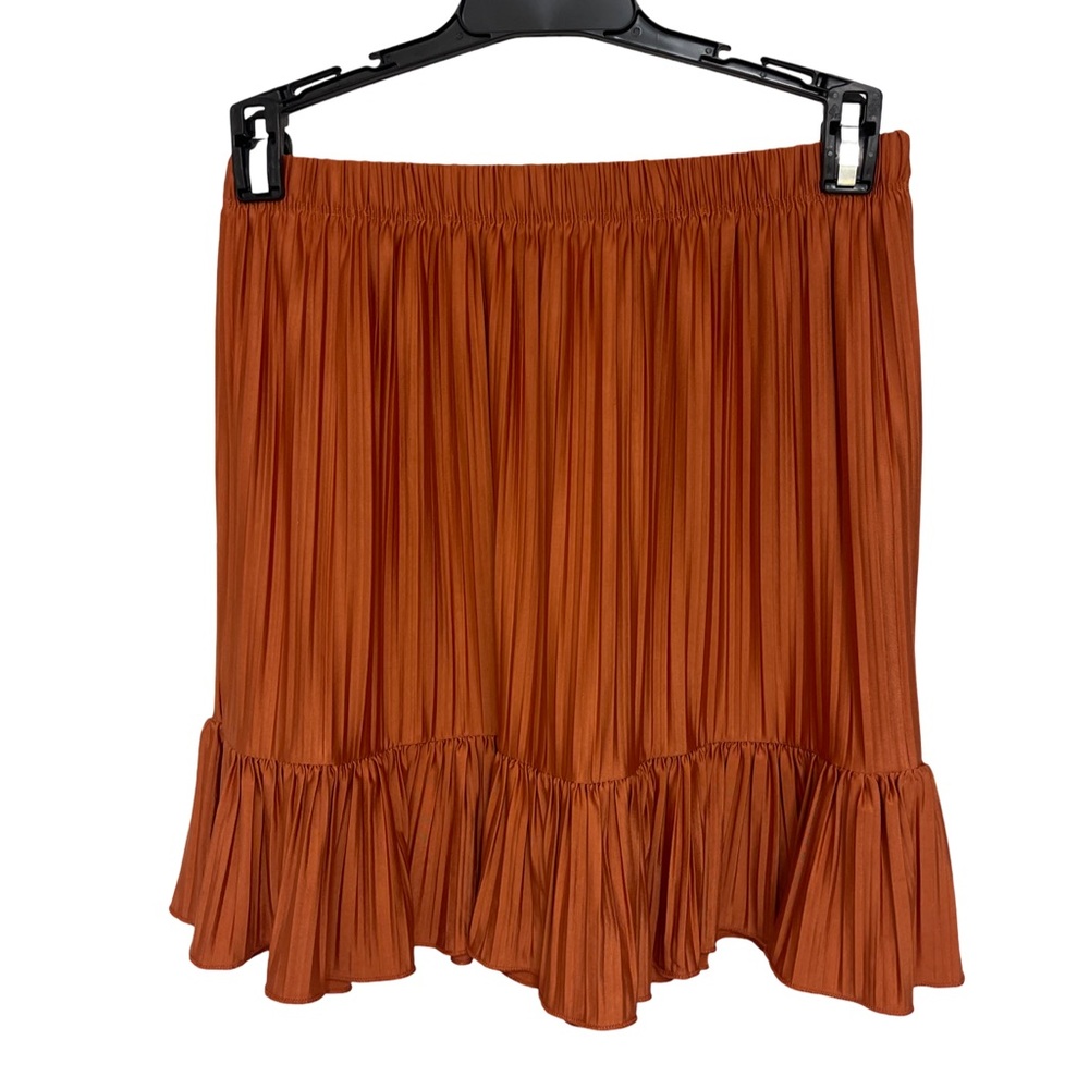 ZARA Skater Mini Skirt Women’s Small Orange